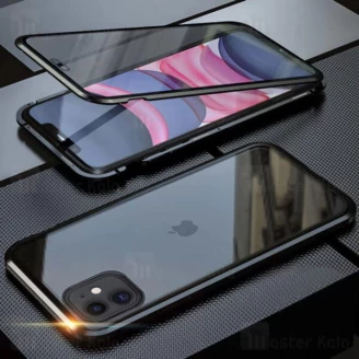 قاب مگنتی 360 درجه Apple iPhone 11 Magnetic 2 in 1 Case دارای گلس صفحه