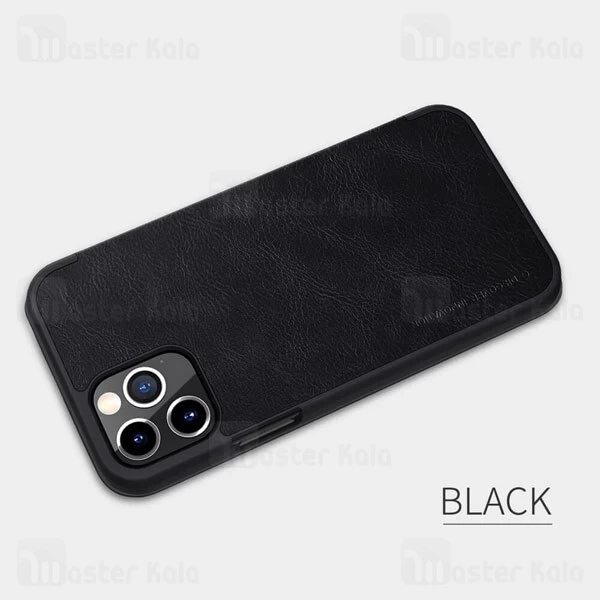 کیف چرمی Apple iPhone 12 Pro / iPhone 12 Nillkin Qin Leather Case