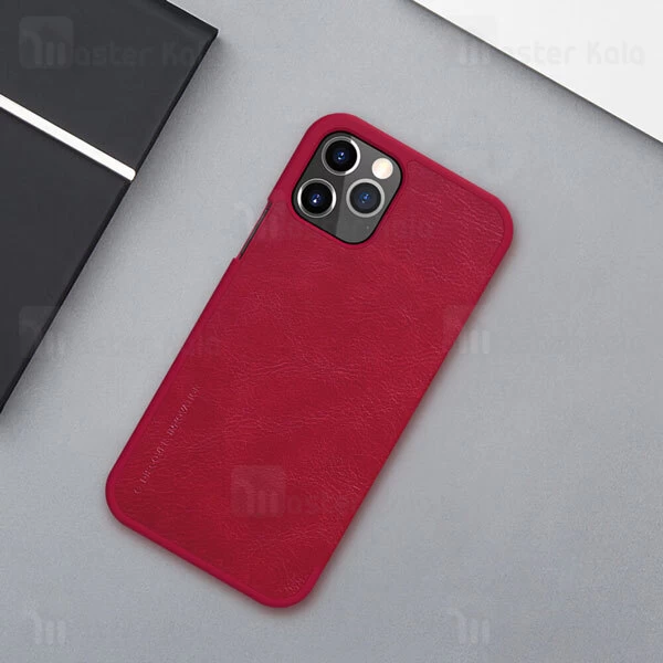 کیف چرمی Apple iPhone 12 Pro / iPhone 12 Nillkin Qin Leather Case