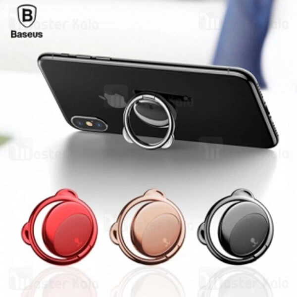 حلقه نگهدارنده موبایل بیسوس Baseus Bear Finger Metal Ring SUBR-01 طرح خرس