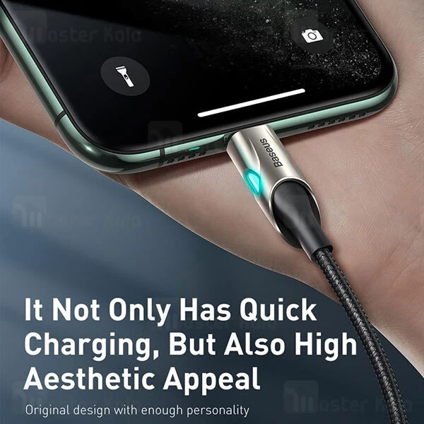 کابل لایتنینگ به Type C بیسوس Baseus Fish eye Cable CATLYY-01 طول 1 متر توان 2.4 آمپر