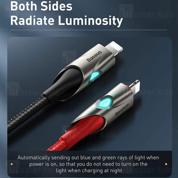 کابل لایتنینگ به Type C بیسوس Baseus Fish eye Cable CATLYY-01 طول 1 متر توان 2.4 آمپر