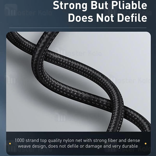 کابل لایتنینگ به Type C بیسوس Baseus Fish eye Cable CATLYY-01 طول 1 متر توان 2.4 آمپر