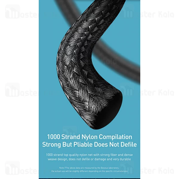 کابل مگنتی تایپ سی به تایپ سی بیسوس Baseus Zinc Magnetic CATXC-K01 طول 1.2 متر توان 100 وات