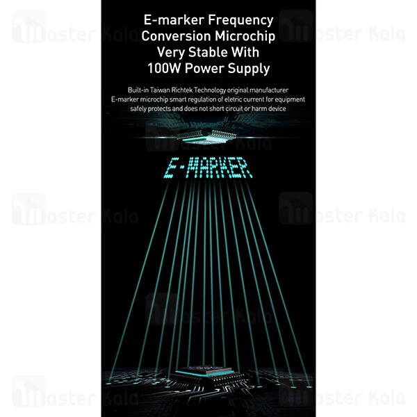 کابل مگنتی تایپ سی به تایپ سی بیسوس Baseus Zinc Magnetic CATXC-K01 طول 1.2 متر توان 100 وات