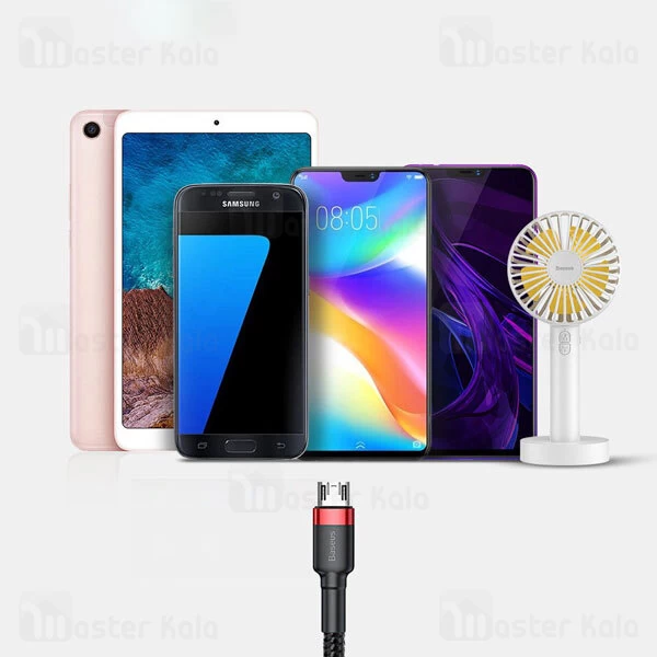 کابل میکرو یو اس بی Baseus Cafule CAMKLF-HG1 microUSB 2A 3m