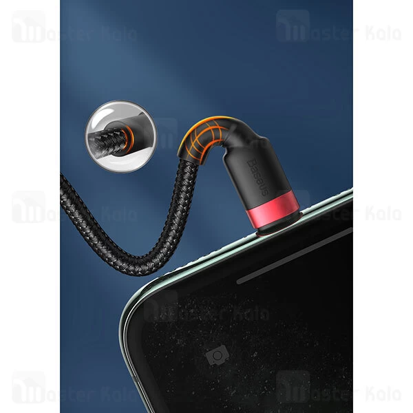 کابل لایتنینگ به Type C و USB بیسوس Baseus Cafule 2in1 PD CATKLF-ELG1 طول 1.2 متر و توان 18 وات