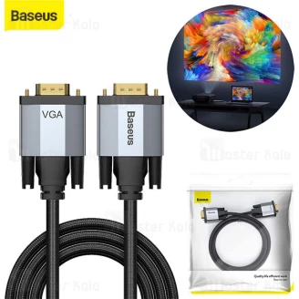 کابل VGA بیسوس Baseus Enjoyment VGA Male To VGA Male CAKSX-T0G به طول 1 متر