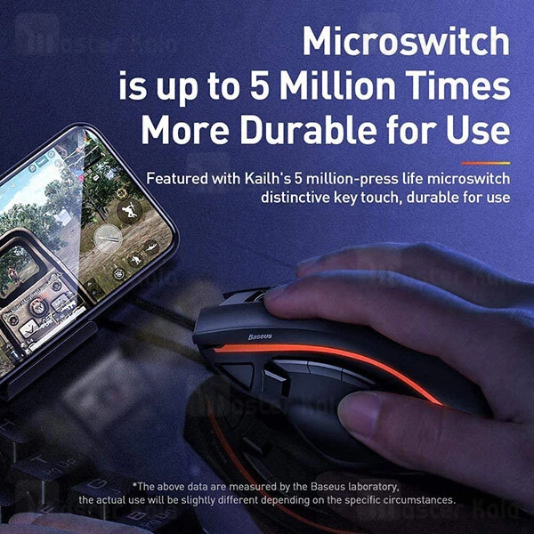 پک گیمینگ بیسوس Baseus GAMO Mobile Game Adapter Button Suit TZGA01-01 موس ، کیبورد و هاب