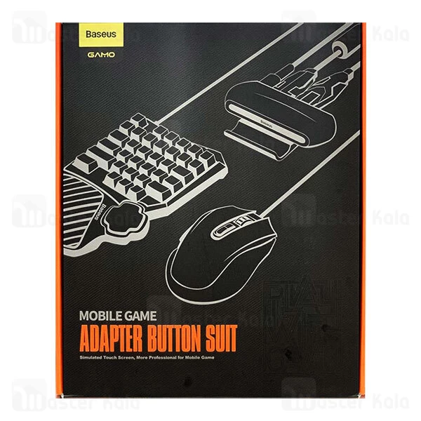 پک گیمینگ بیسوس Baseus GAMO Mobile Game Adapter Button Suit TZGA01-01 موس ، کیبورد و هاب