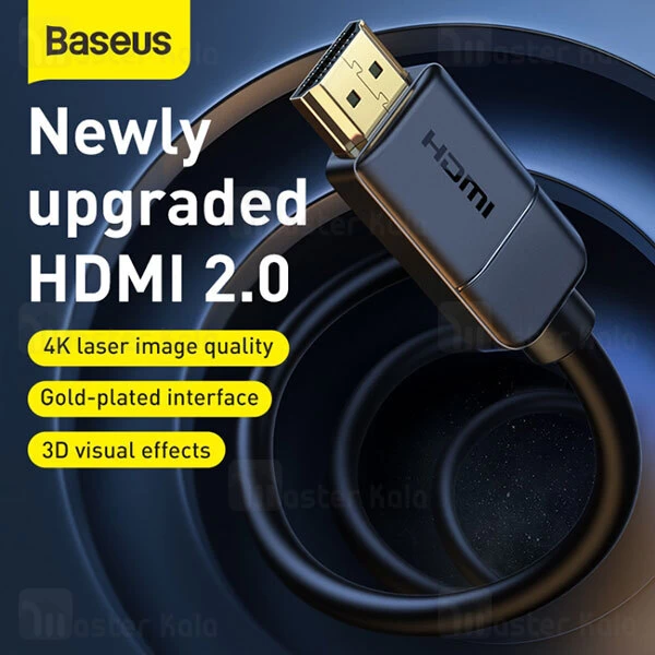 کابل HDMI بیسوس Baseus High Definition Series 4K HDMI V2 Cable CAKGQ-B01 طول 2 متر
