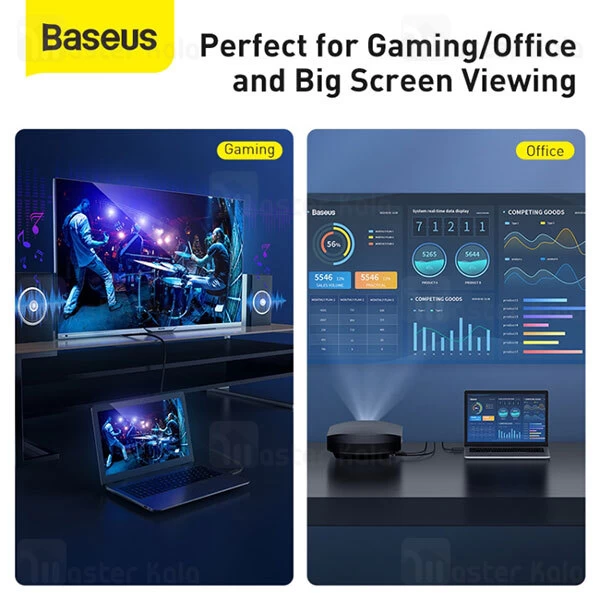 کابل HDMI بیسوس Baseus High Definition Series 4K HDMI V2 Cable CAKGQ-B01 طول 2 متر