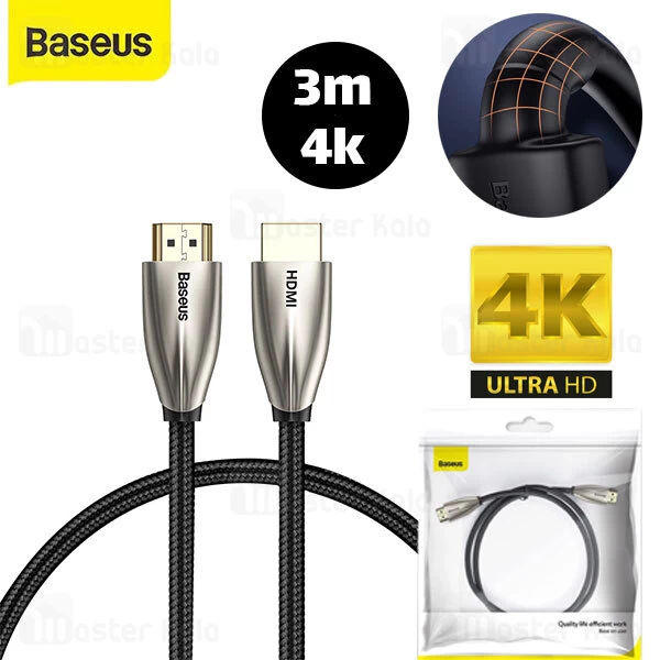 کابل HDMI بیسوس Baseus Horizontal 4K HDMI V2.0 CADSP-C01 طول 3 متر