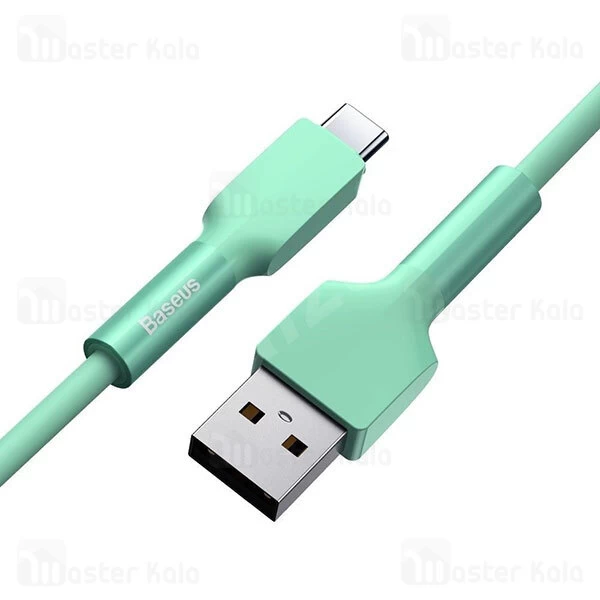 کابل Type C بیسوس Baseus Silica gel CATGJ-A01 / A06 cable توان 2.4 آمپر به طول 2 متر