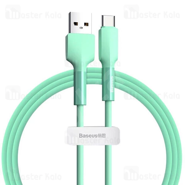 کابل Type C بیسوس Baseus Silica gel CATGJ-A01 / A06 cable توان 2.4 آمپر به طول 2 متر