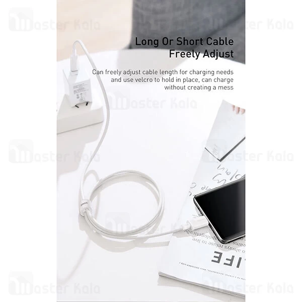 کابل تایپ سی به تایپ سی Baseus Xiaobai series PD fast charging Cable CATSW-D01 طول 1.5 متر و 100 وات