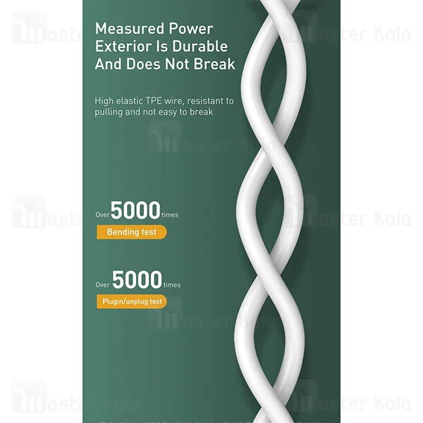 کابل تایپ سی به تایپ سی Baseus Xiaobai series PD fast charging Cable CATSW-D01 طول 1.5 متر و 100 وات