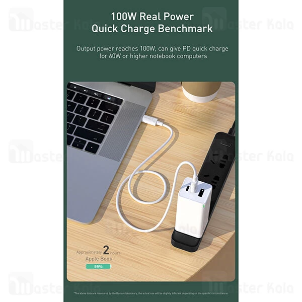 کابل تایپ سی به تایپ سی Baseus Xiaobai series PD fast charging Cable CATSW-D01 طول 1.5 متر و 100 وات