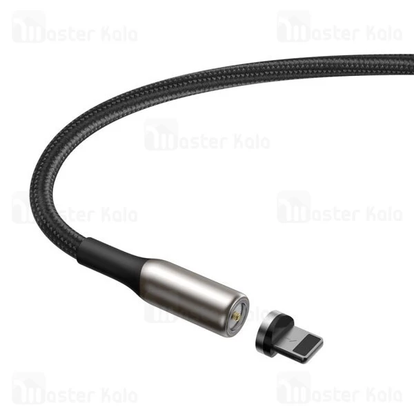 کابل لایتنینگ Baseus Zinc Magnetic CALXC-H01 Lightning 2A 1m