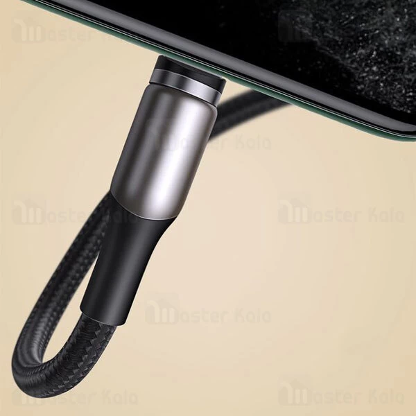 کابل لایتنینگ Baseus Zinc Magnetic CALXC-H01 Lightning 2A 1m