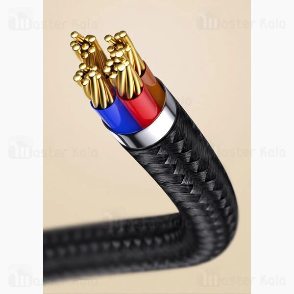 کابل لایتنینگ Baseus Zinc Magnetic CALXC-H01 Lightning 2A 1m