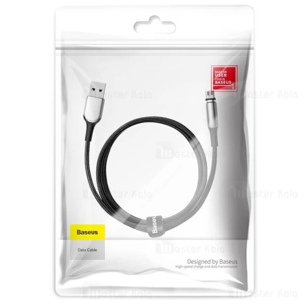 کابل مگنتی میکرو یو اس بی بیسوس Baseus Zinc Magnetic CAMXC-H01 طول 1 متر توان 2 آمپر