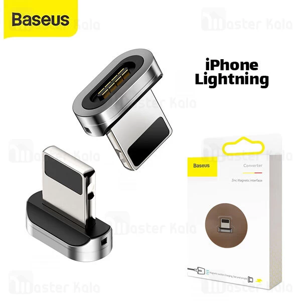 سری کابل مگنتی لایتنینگ بیسوس Baseus Zinc Magnetic adapter for Lightning CALXC-E