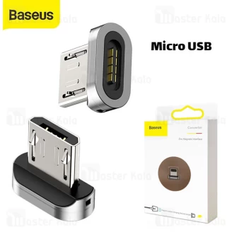 سری کابل مگنتی میکرو یو اس بی بیسوس Baseus Zinc Magnetic adapter for Micro USB CAMXC-E