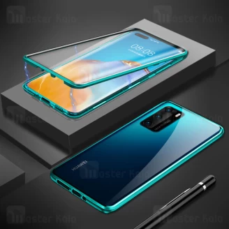 قاب مگنتی 360 درجه Huawei P40 Pro Magnetic 2 in 1 Case دارای گلس صفحه