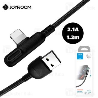 کابل لایتنینگ جویروم Joyroom S-M392 Baige Series LED Lightning Cable توان 2.1 آمپر طول 1.2 متر