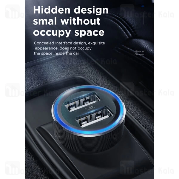 شارژر فندکی Joyroom C-A01 Wise Series Dual Port Car Charger