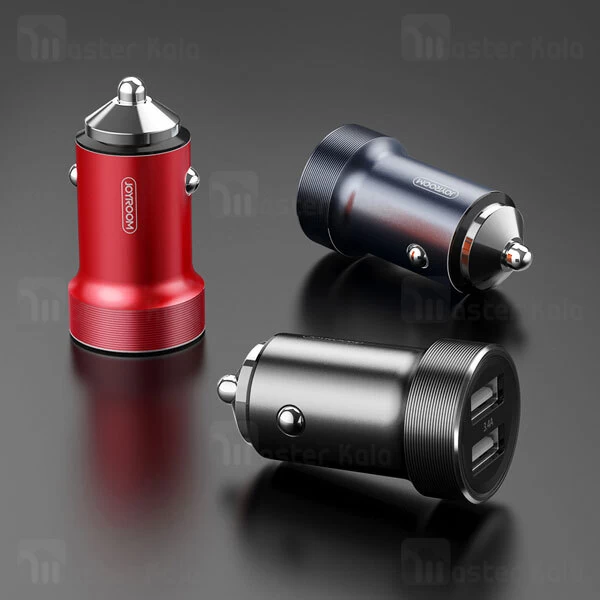 شارژر فندکی Joyroom C-A02 Wise Series Dual Port Car Charger