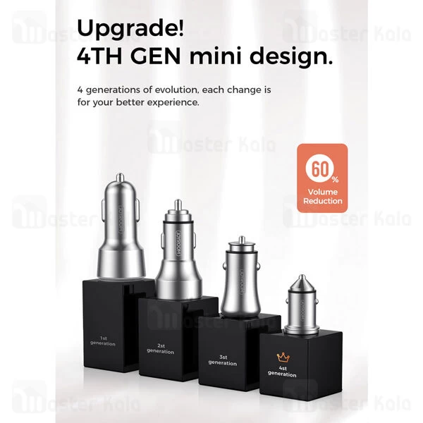 شارژر فندکی Joyroom JR-C11 PPS Series QC+PD Intelligant Super Fast Charge Car Charger