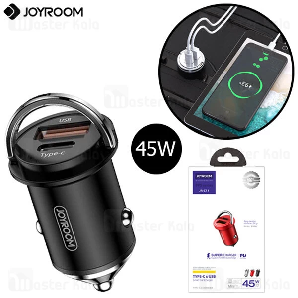 شارژر فندکی Joyroom JR-C11 PPS Series QC+PD Intelligant Super Fast Charge Car Charger