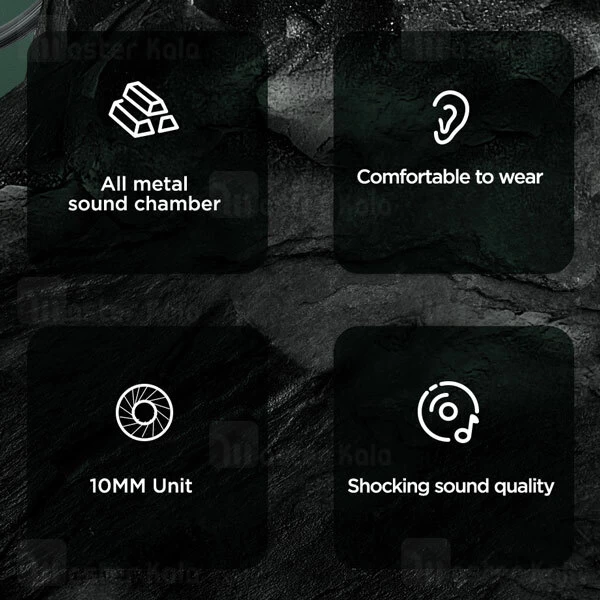 هندزفری سیمی جویروم Joyroom JR-E209 Metal Wired Earphone Handsfree