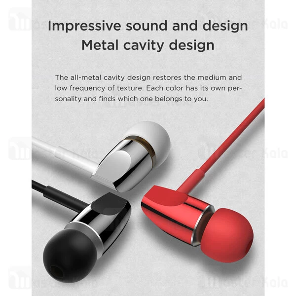 هندزفری سیمی جویروم Joyroom JR-E209 Metal Wired Earphone Handsfree