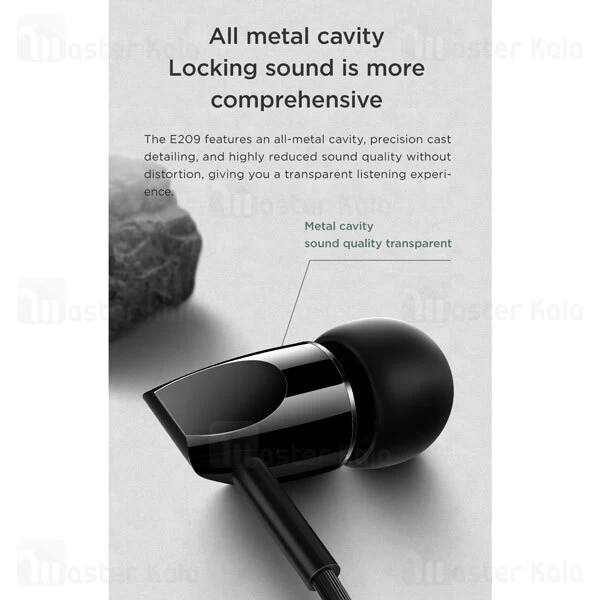 هندزفری سیمی جویروم Joyroom JR-E209 Metal Wired Earphone Handsfree