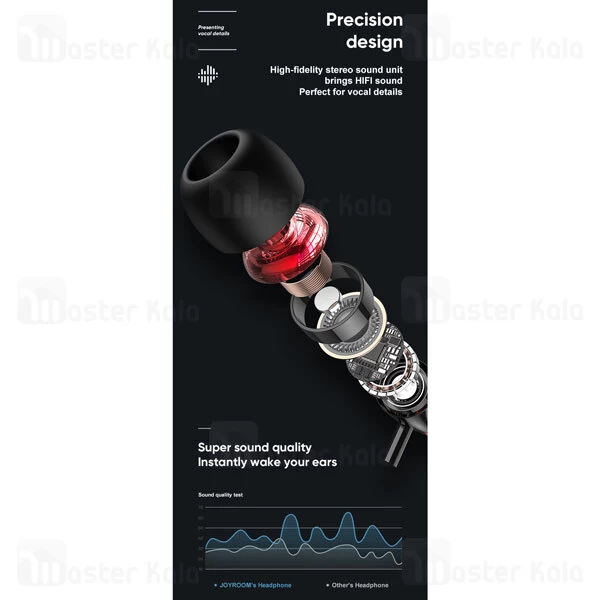 هندزفری سیمی جویروم Joyroom JR-EL114 In-Ear Wired Earphone