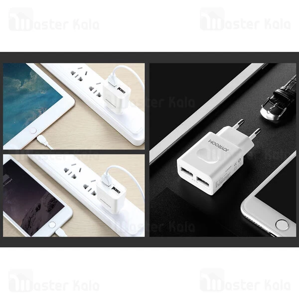 شارژر جویروم Joyroom L-L221 UM2 2A Travel Charger