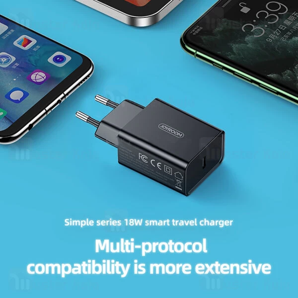 شارژر فست جویروم Joyroom Simple Series L-P183 EU QC PD Fast Charger توان 18 وات