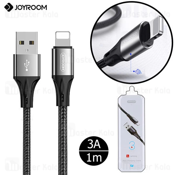 کابل لایتنینگ Joyroom S-1030N1 fast Charging Lightning 3A 1m