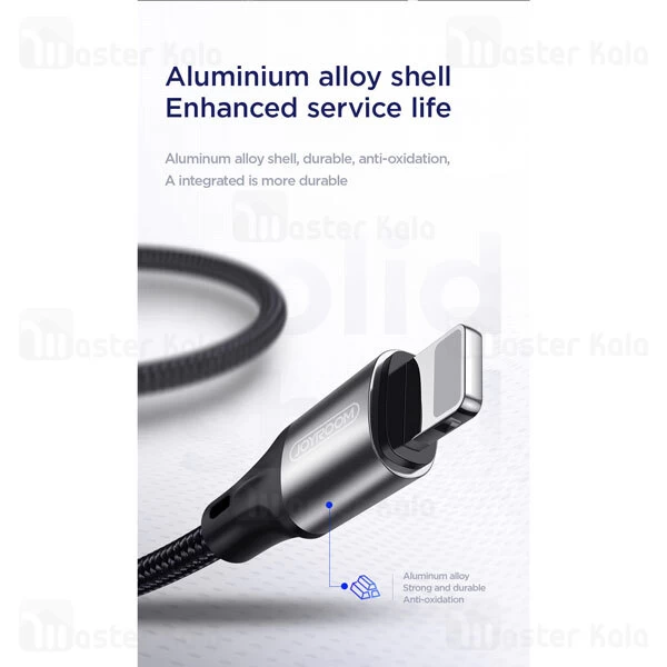 کابل لایتنینگ Joyroom S-0230N1 fast Charging Lightning 3A 20cm