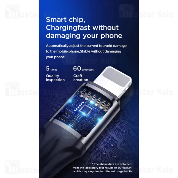 کابل لایتنینگ Joyroom S-0230N1 fast Charging Lightning 3A 20cm