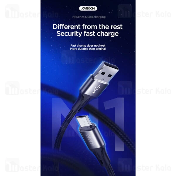 کابل میکرو یو اس بی Joyroom S-1530N1 fast Charging microUSB 3A 1.5m