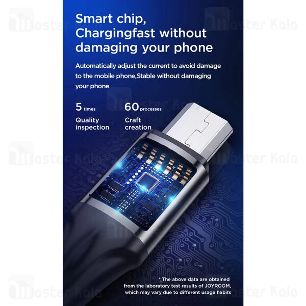 کابل میکرو یو اس بی Joyroom S-1530N1 fast Charging microUSB 3A 1.5m