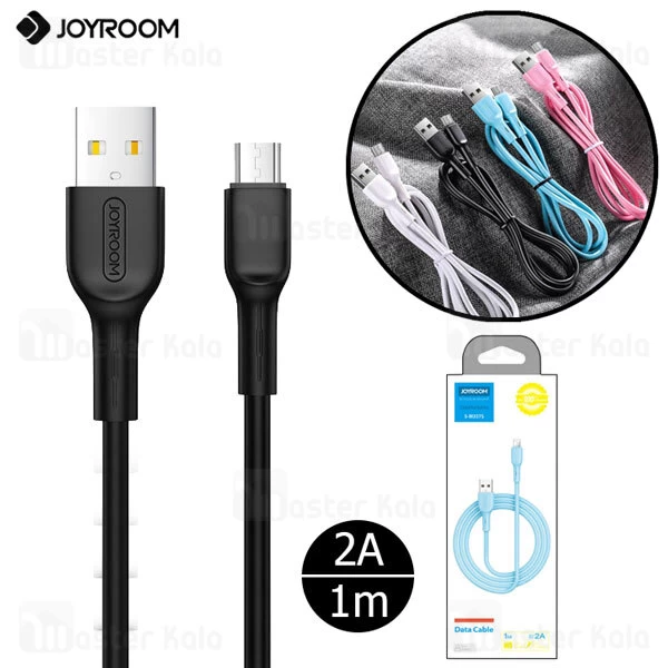 کابل اندرویدی Joyroom S-M357S Colorful Series microUSB 2A 1m