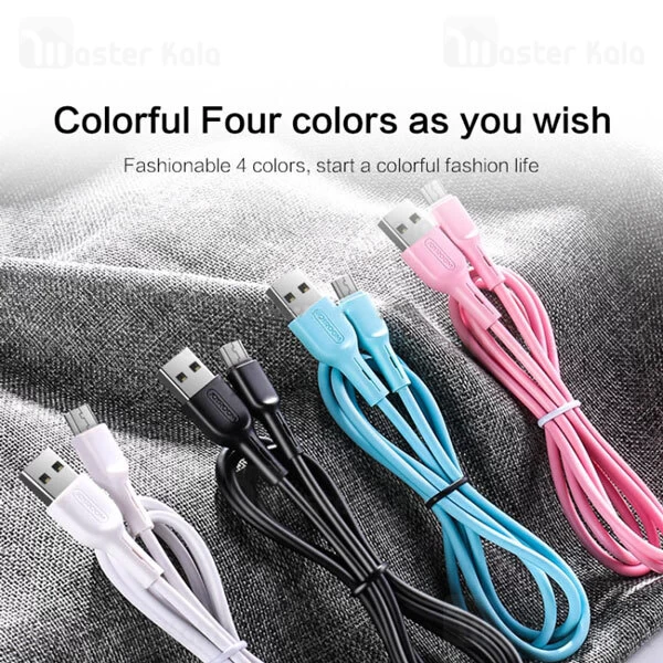 کابل اندرویدی Joyroom S-M357S Colorful Series microUSB 2A 1m