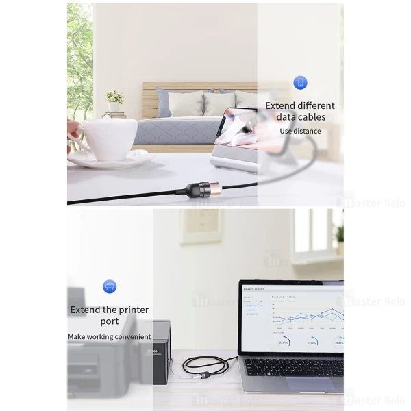 کابل سه سر Joyroom S-M401 Multi-Function Series Charging Data 1.5m 3.5A