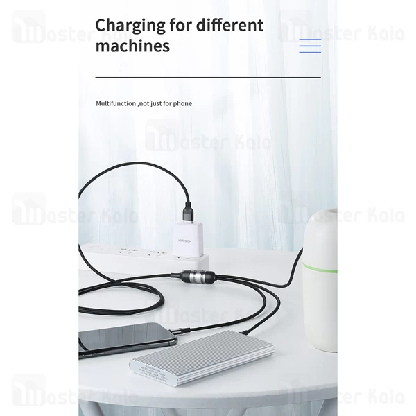 کابل سه سر Joyroom S-M401 Multi-Function Series Charging Data 1.5m 3.5A