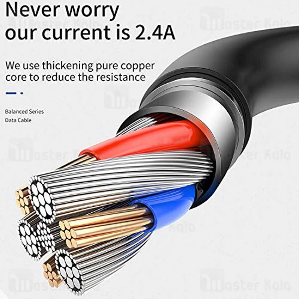 کابل اندرویدی Joyroom S-M405 Balanced Series microUSB 2.4A 1m